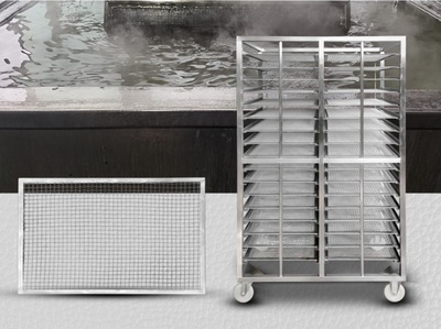 Stainless steel &nbsp;steaming Cart HR-DT-F03